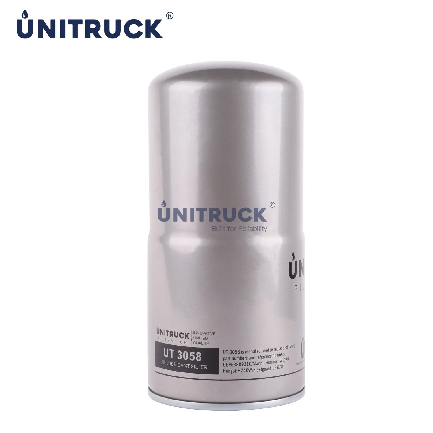 UNITRUCK Oil Filter for 3889310 W1294 LF670 H240W