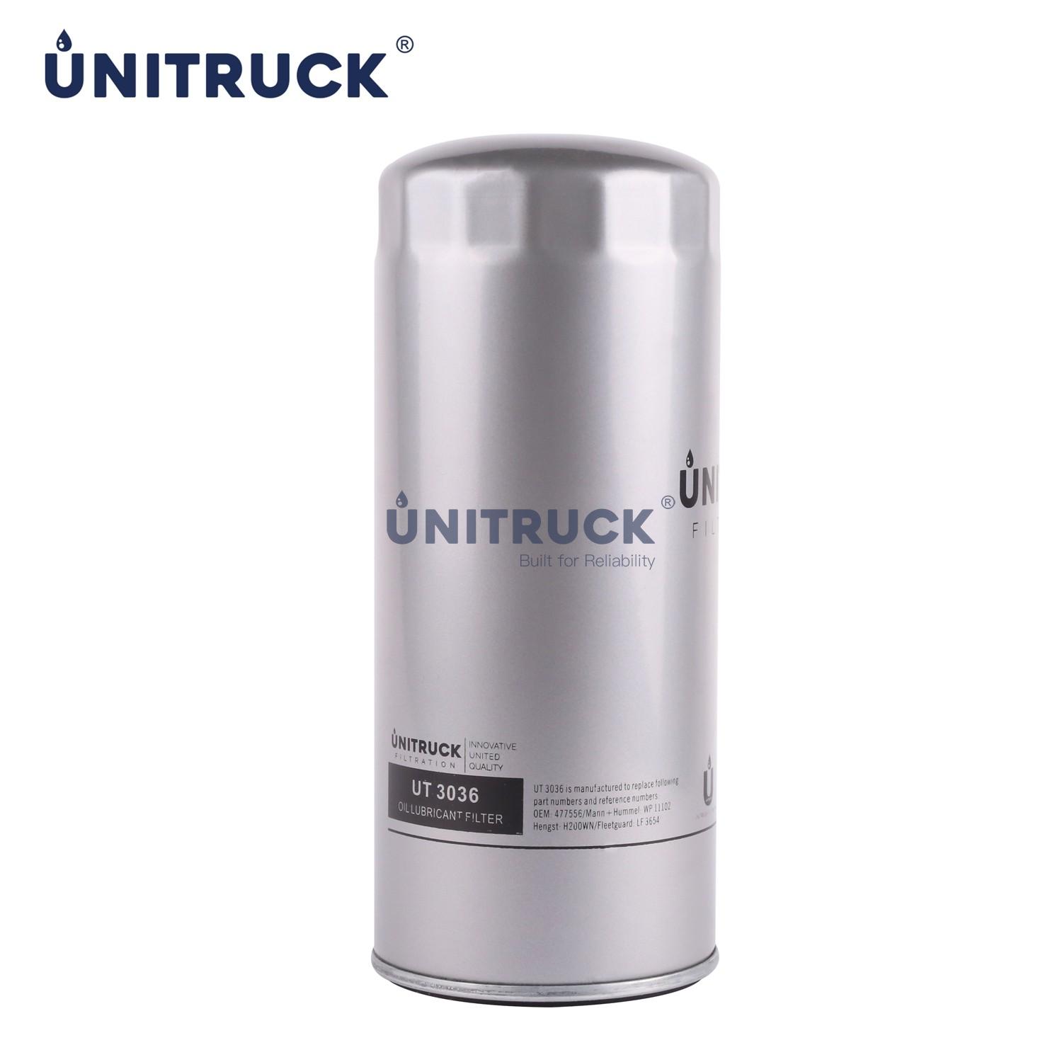 UNITRUCK Oil Filter for 477556 WP11102 LF3654